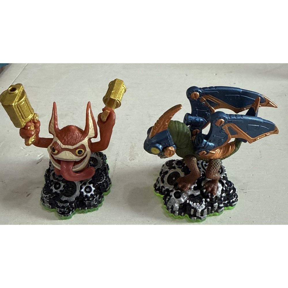 Skylanders Spyro  Lot of 2 Figures Trigger Happy Drobot